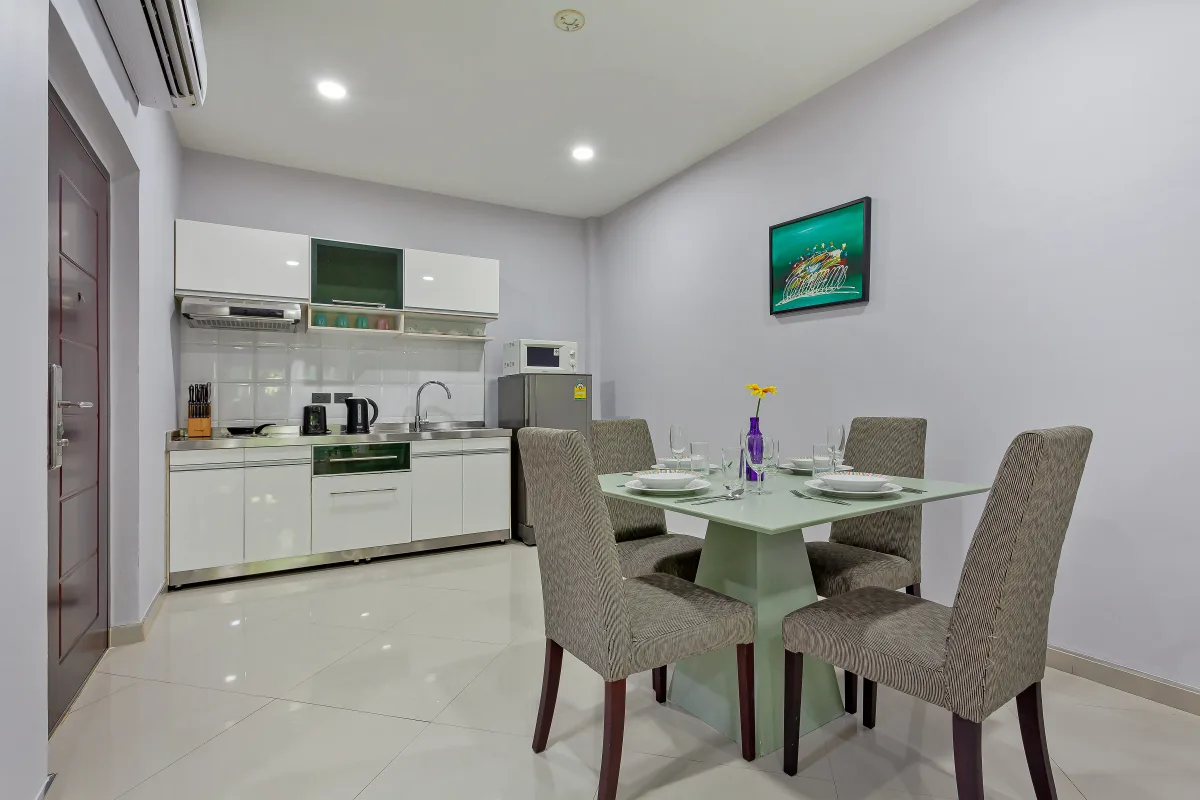 Back garden apartment interior