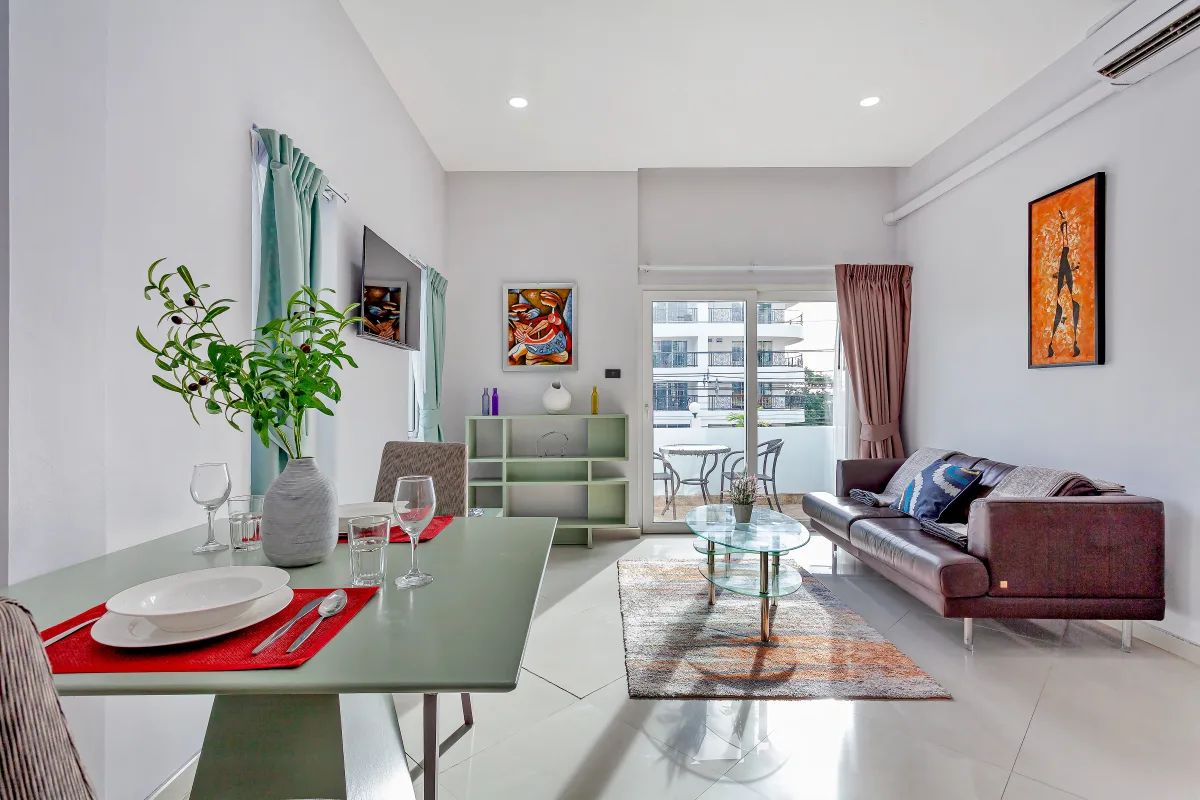 Pool Level Apartment