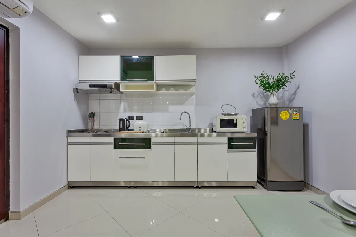 Forest view apartment interior