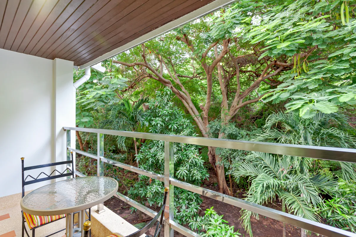 Forest view apartment interior