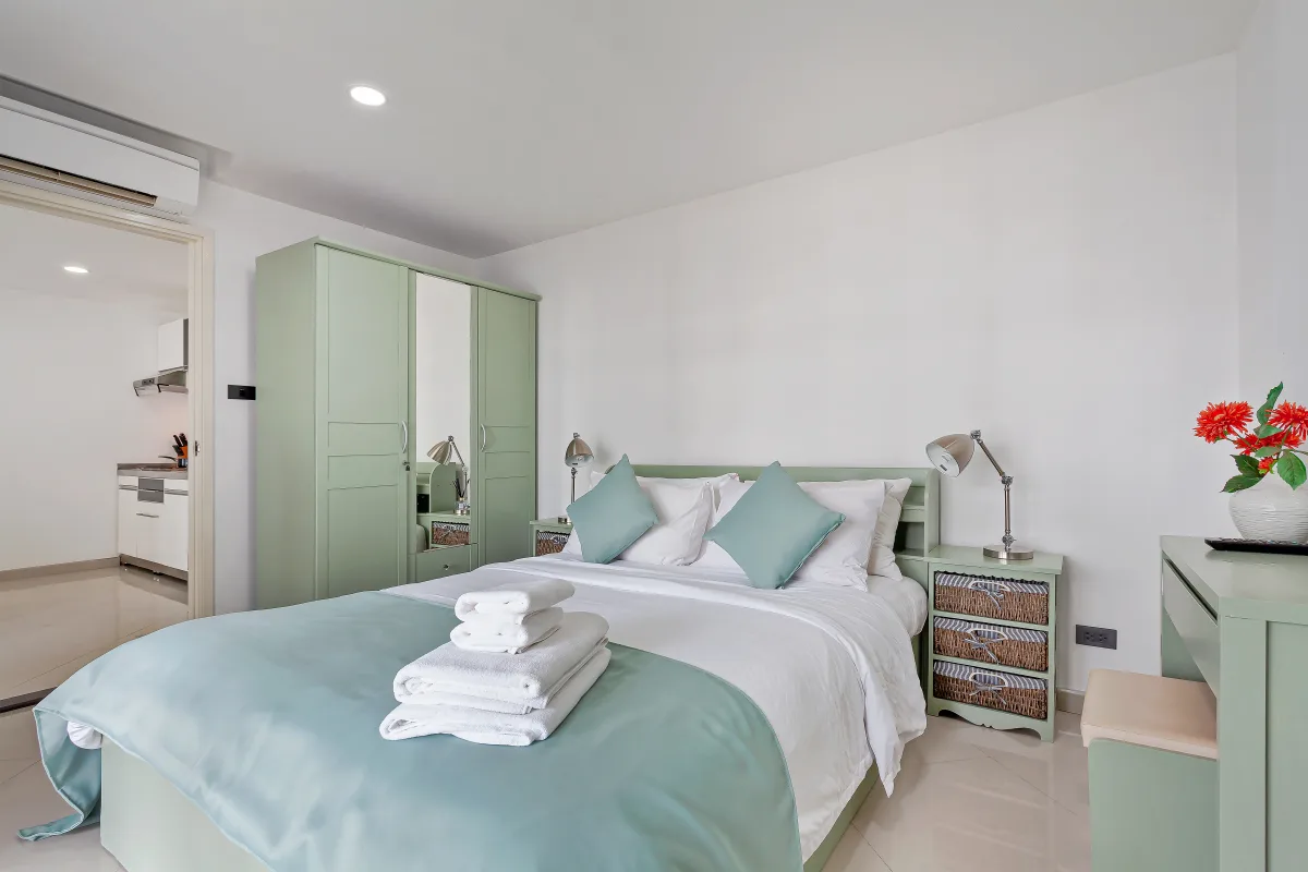 Sea view apartment interior