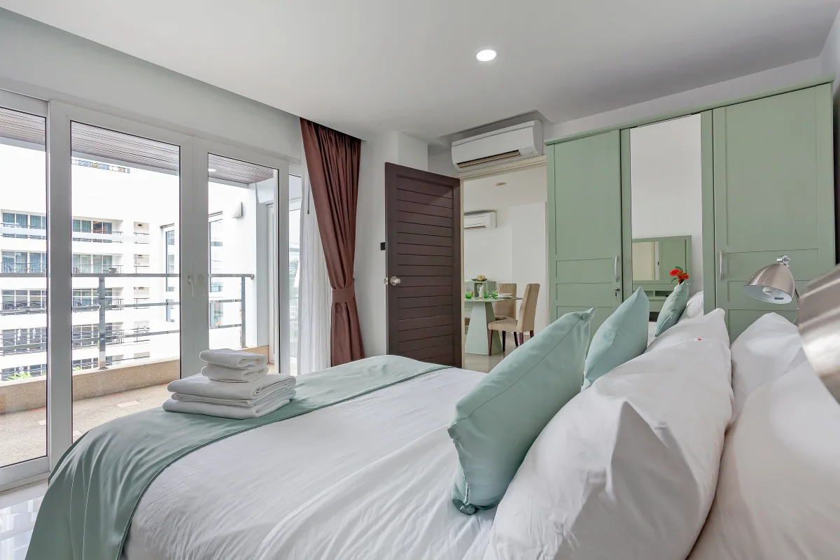 Sea view apartment interior