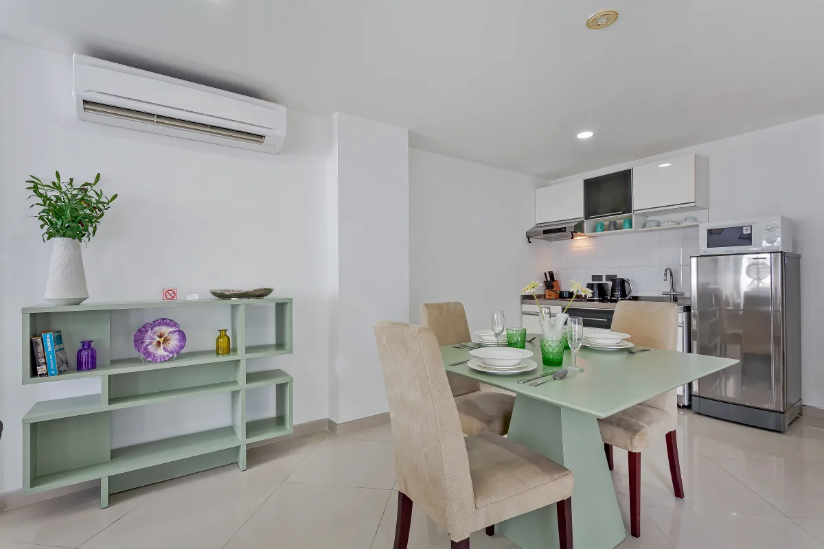 Sea view apartment interior