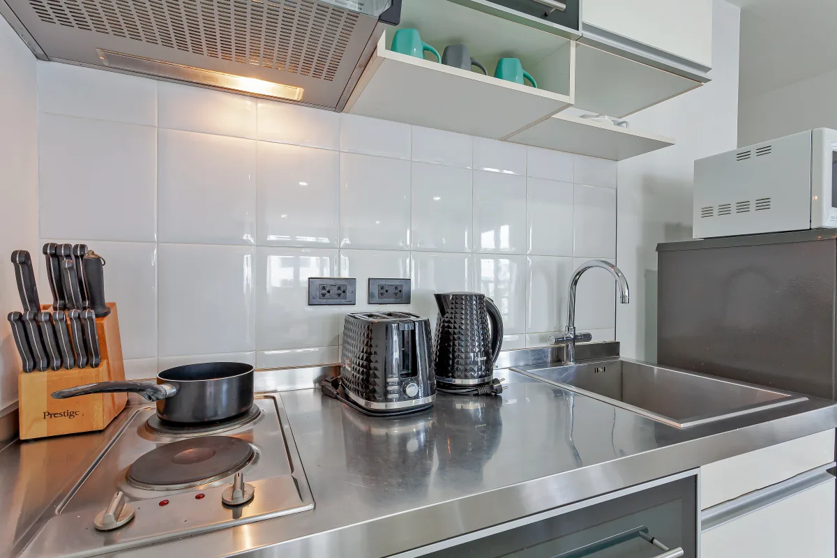 Sea view apartment interior