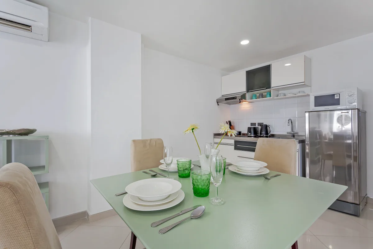 Sea view apartment interior