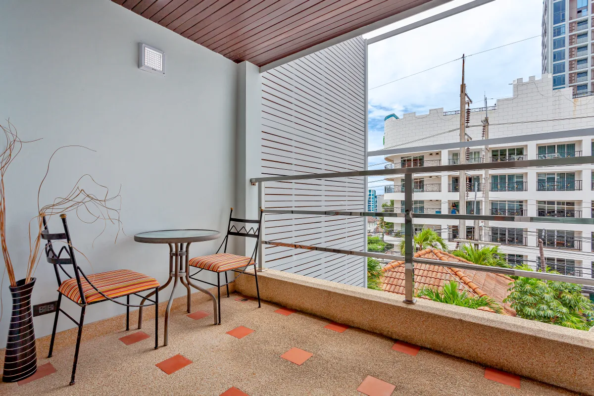 Sea view apartment interior